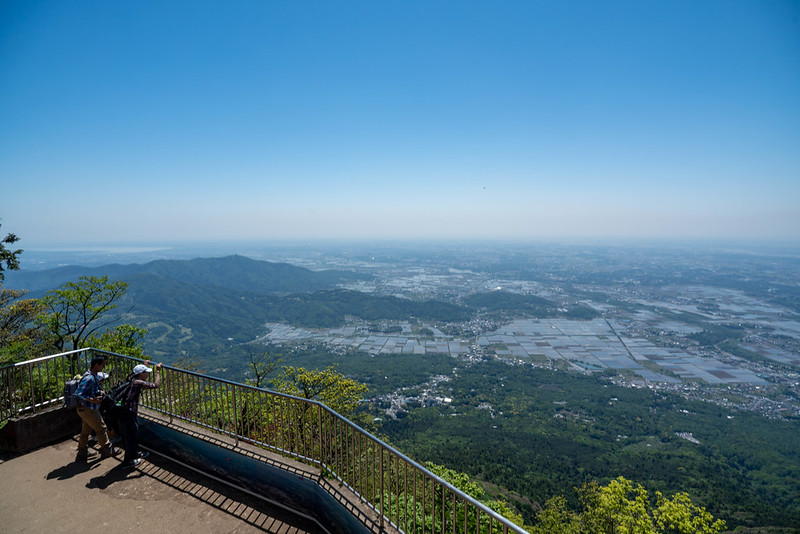 男体山頂から見た景色