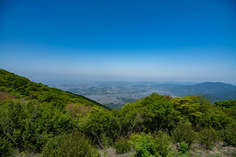 筑波山から見る霞ヶ浦方面